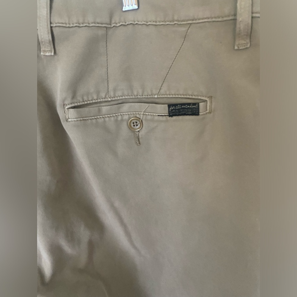 7 For All Mankind Performance Luxe Tan Neutral Pants - Picture 8 of 8